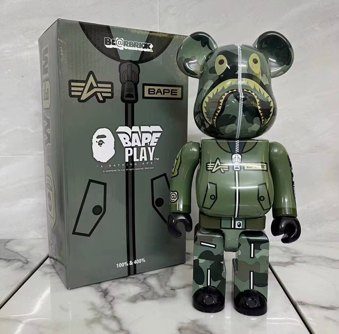 Camouflage Bearbrick Sculpture™